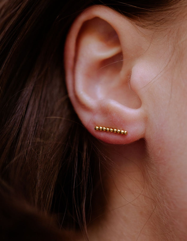 Fairmined Gold Halo Cuff by may hofman jewellery