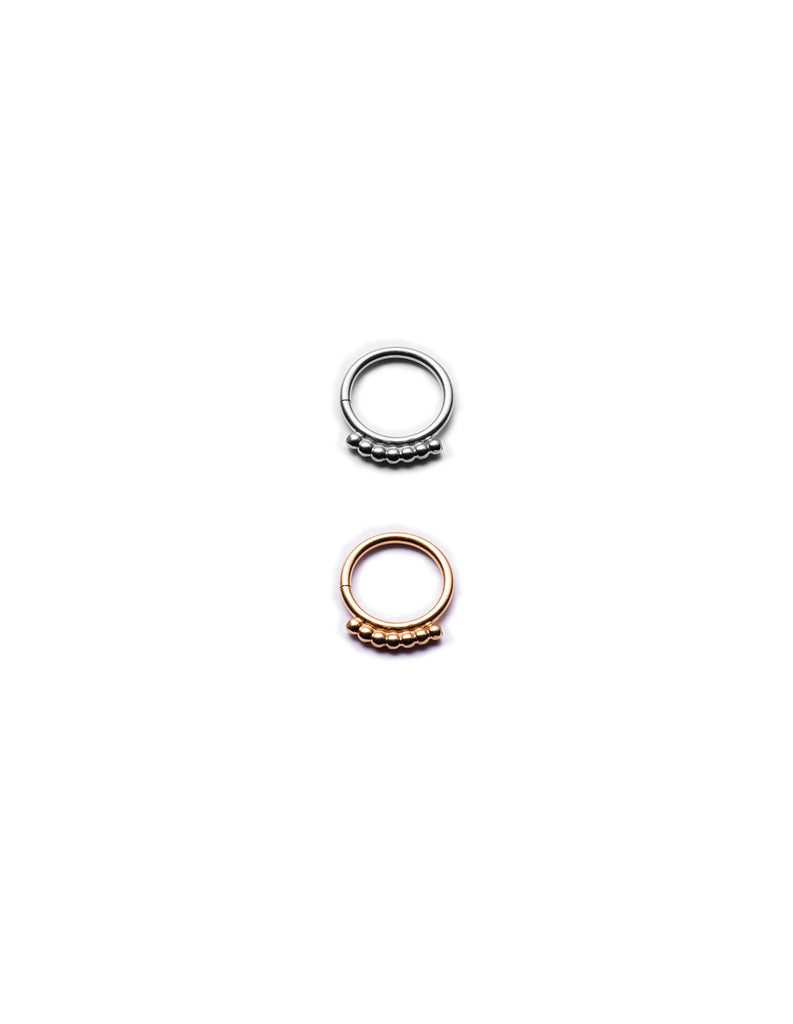 Cartilage piercing hoop by May Hofman Jewellery 