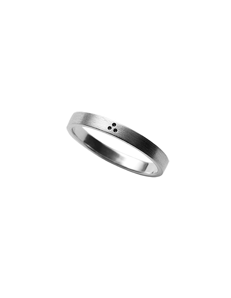 Silver Dot Ring by May Hofman Jewellery