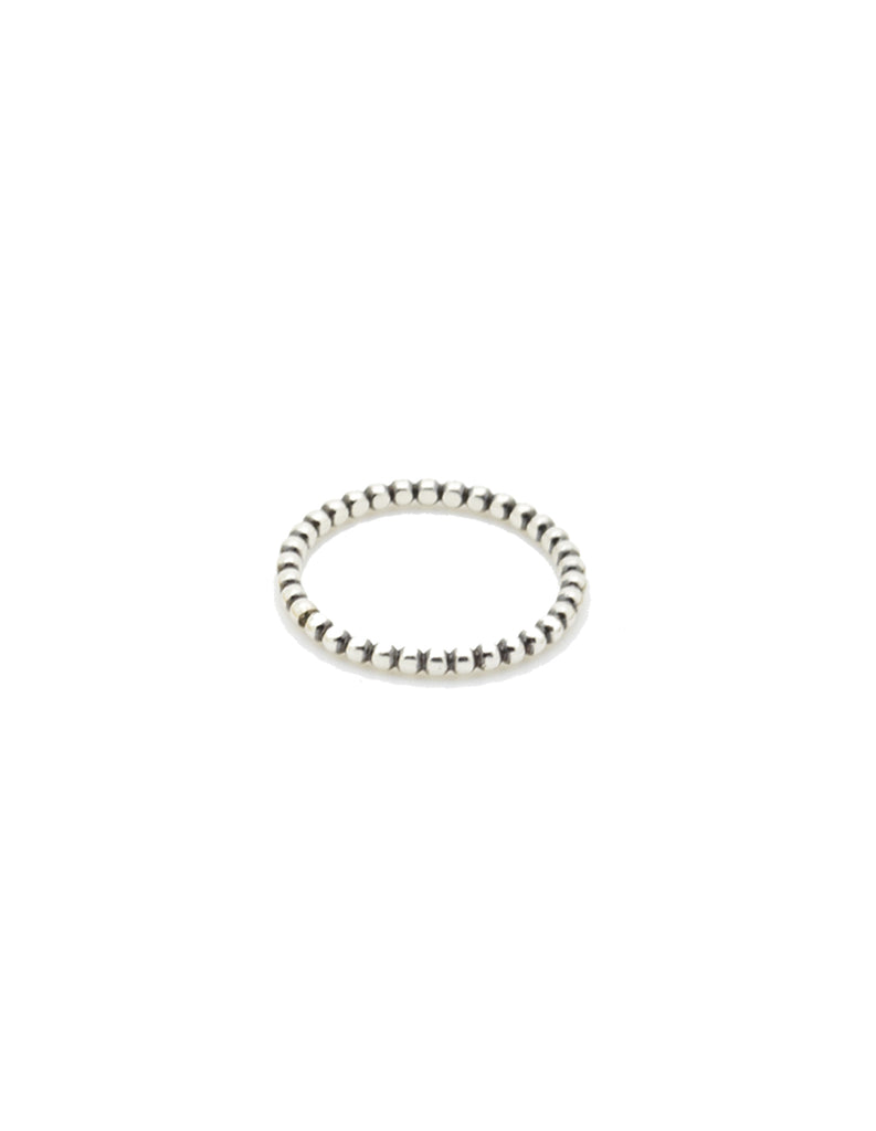 silver halo ring by may hofman jewellery