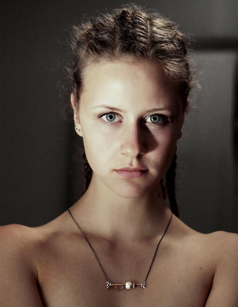 XY Necklace by may hofman jewellery 