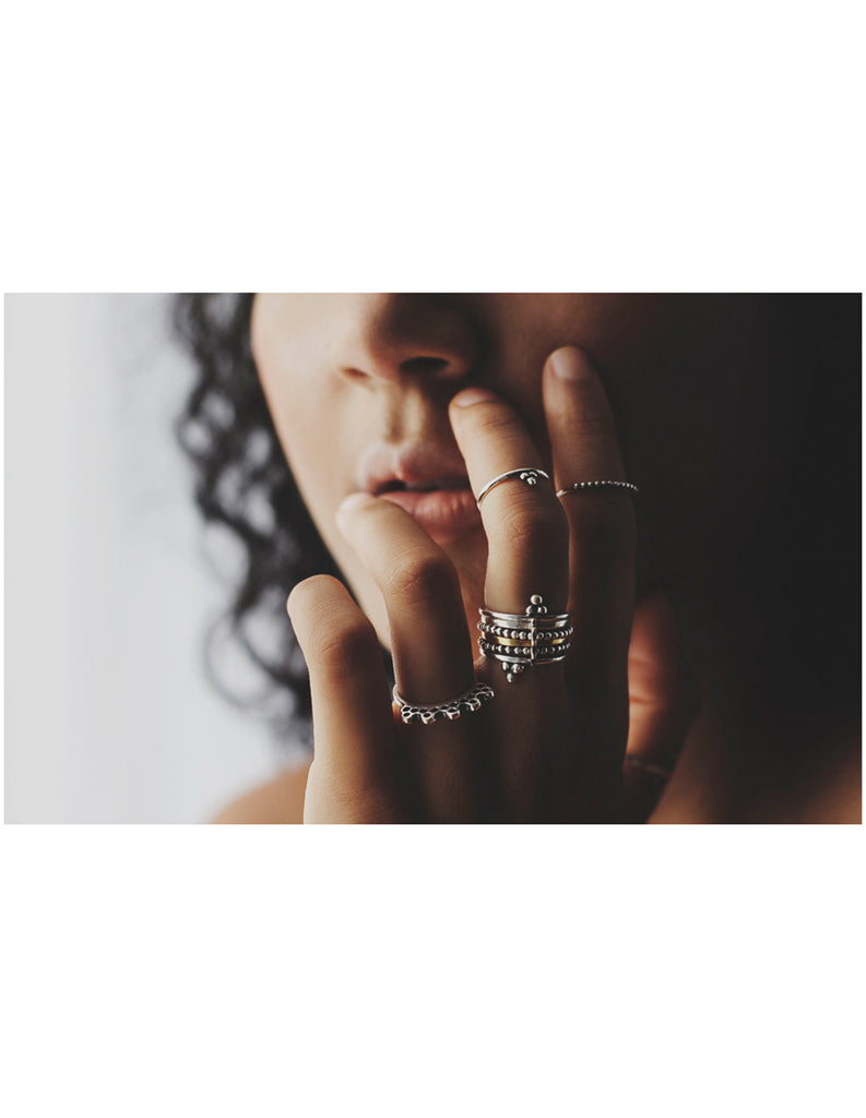 Stacking rings by may hofman jewellery 