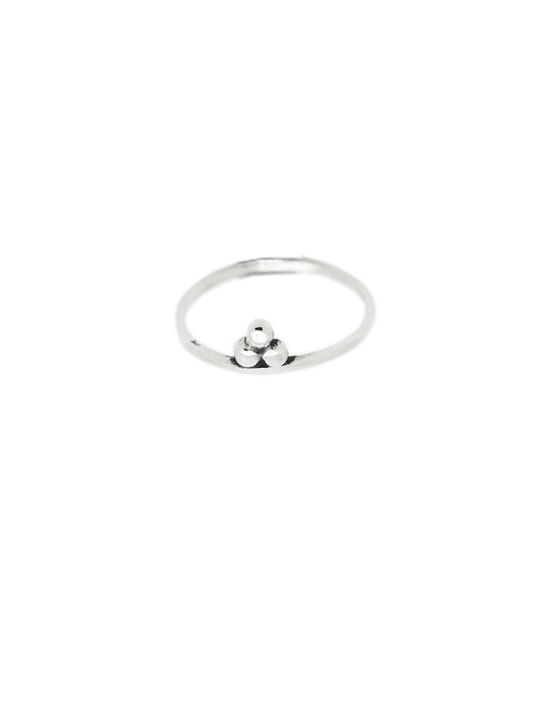 Om Silver ring by may hofman jewellery 