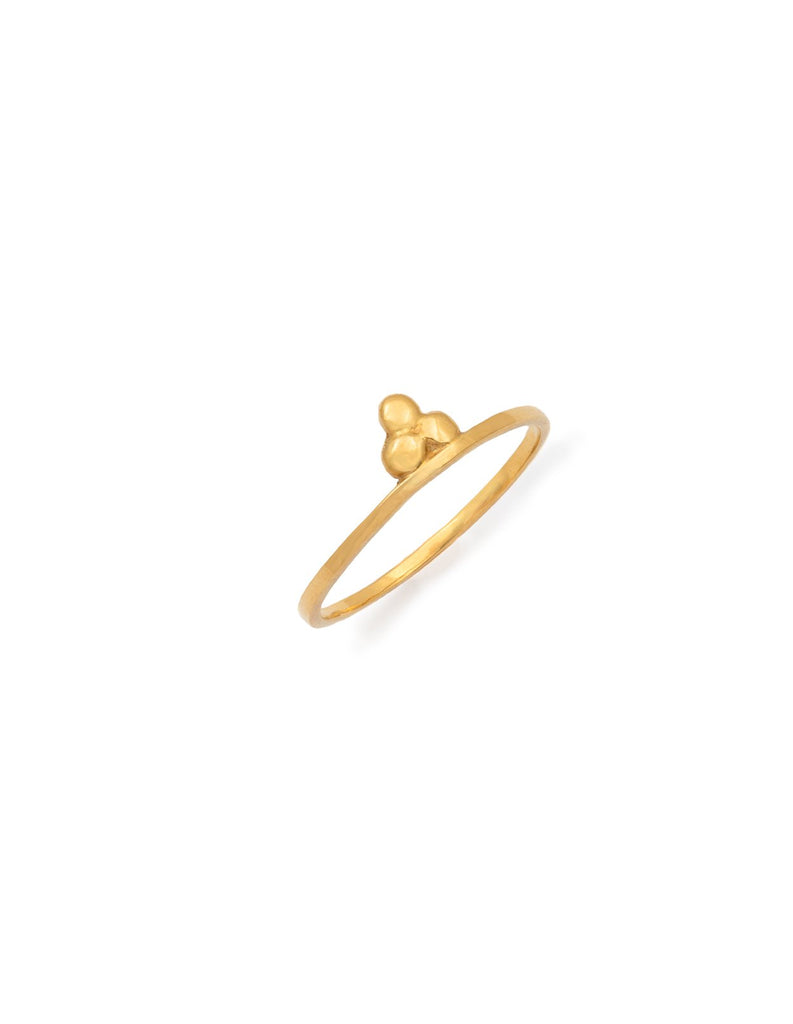 gold om ring by may hofman jewellery 