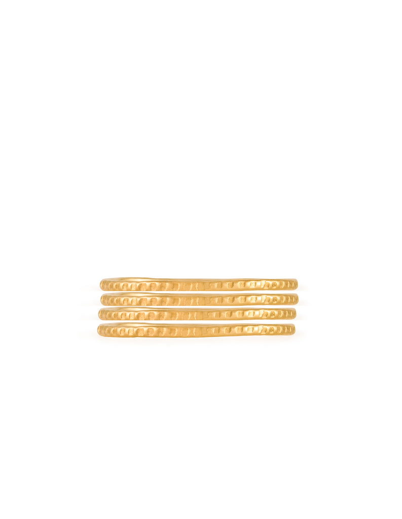 Runed stacking rings by May Hofman Jewellery 