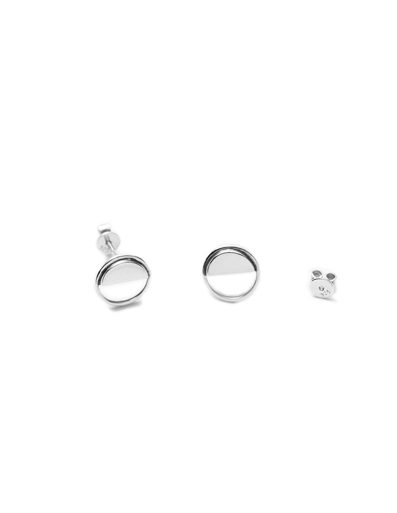 semi circle studs by May Hofman Jewellery 