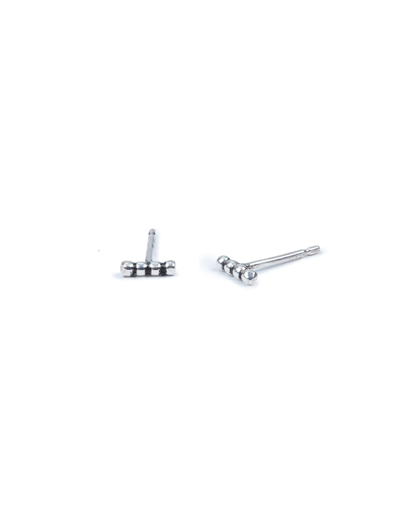 tiny halo studs by may hofman jewellery 