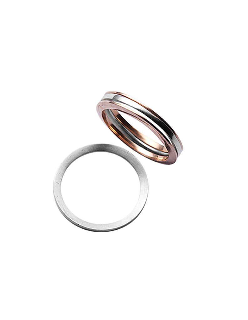 XYXY Stacking ring set by May Hofman Jewellery 