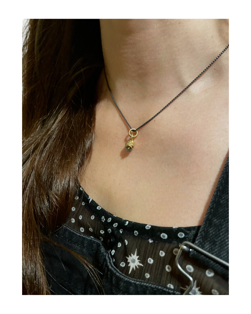 Labradorite Spiral Necklace by may hofman 